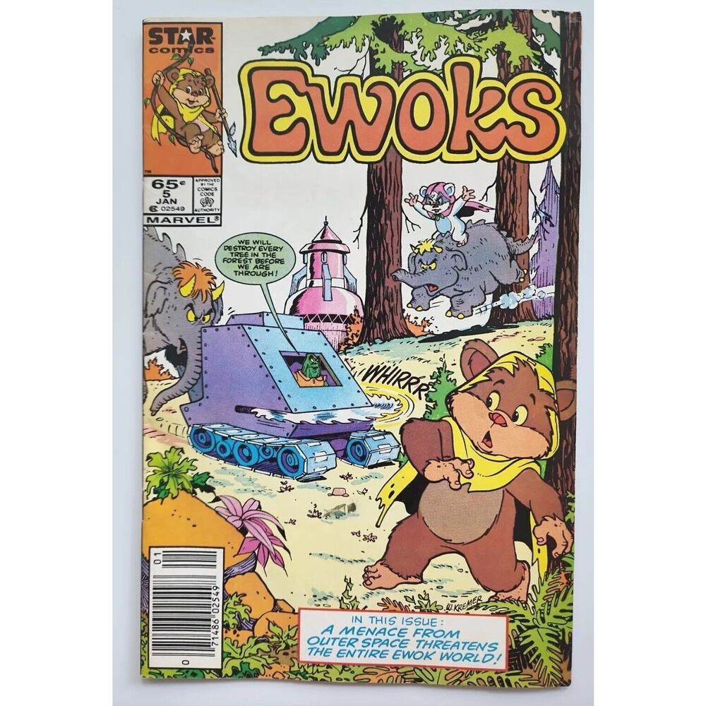 Ewoks #5 (Jan 1986, Star/Marvel) Modern Age Comic Book M358